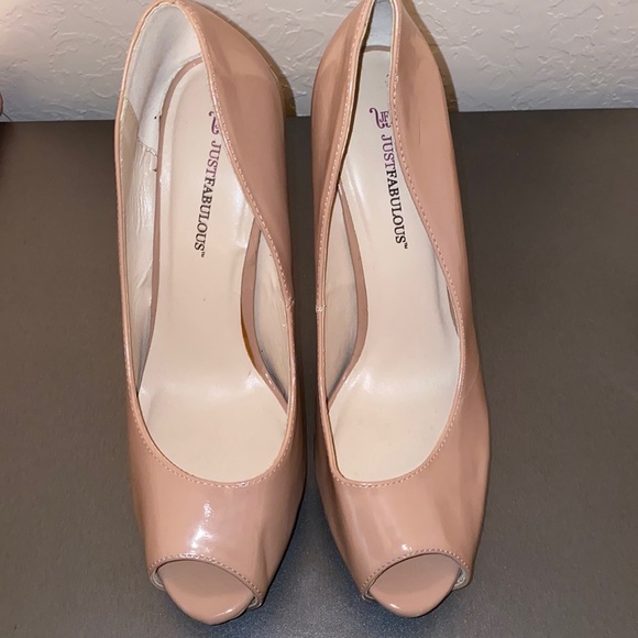 JustFab Shoes - Just fabulous nude high heels